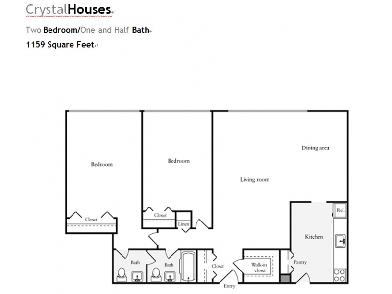 DC arlington地区 2B1.5B 整房招租 每个卧室700一个月 价钱详谈