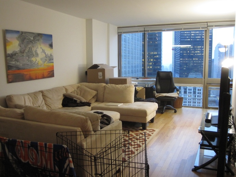 无中介费－曼哈顿金融区 美景48楼高层公寓 一房一厅出租